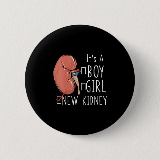 Womens Kidney Transplant Surgery Recovery Quote It Button (Vorderseite)