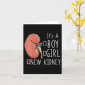 Womens Kidney Transplant Surgery Recovery Quote It Karte (Gelbe Blume)