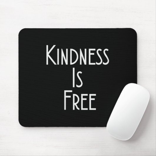 Womens Kindness Is Shirt Motivation Insration V-ne Mousepad (Mit Mouse)