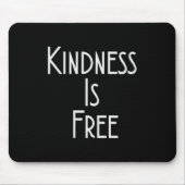 Womens Kindness Is Shirt Motivation Insration V-ne Mousepad (Vorne)