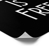 Womens Kindness Is Shirt Motivation Insration V-ne Poster (Ecke)