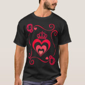Womens King And Queen Halloween Tee Queen Of Heart (Vorderseite)