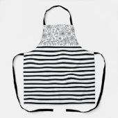 Women's Kitchen Apron with Stylish Pattern Schürze (Vorderseite)
