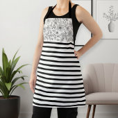 Women's Kitchen Apron with Stylish Pattern Schürze