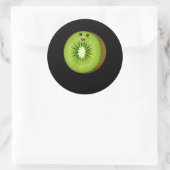 Womens Kiwi Kostüm Lebensmittel Halloween Lazy Eas Runder Aufkleber (Tasche)