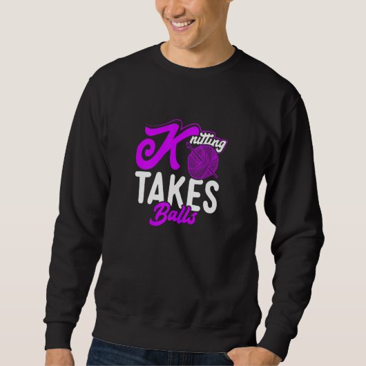 Womens Knittern Mama Strick Gran Sweatshirt (Vorderseite)