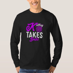 Womens Knittern Mama Strick Gran T-Shirt