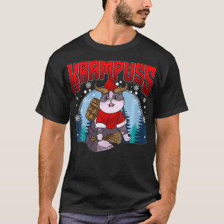 Womens Krampuss Funny Krampus Cat AntiChristmas K T-Shirt