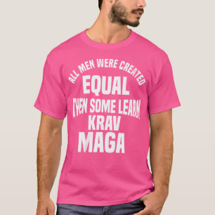 Womens Krav Maga Mixed Martial Arts Men Self Defen T-Shirt