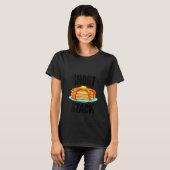 Womens Kurz Stack Pancake T-Shirt Feinschmecker Br (Vorne ganz)