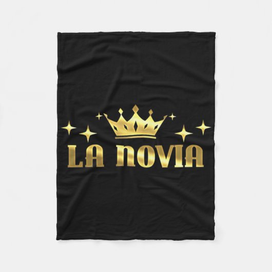 Womens La Novia Bride Junggeselinnen-Abschied Brid Fleecedecke (Vorderseite)