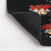 Womens Ladybug Ladybird Santa Sleigh Flying Funny  Mousepad (Ecke)