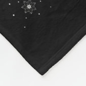 Womens Lambs Sheep Santa Sleigh Flying Funny Magic Fleecedecke (Ecke)