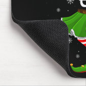 Womens Lazy Elf Christmas Family Girls Women Elf S Mousepad (Ecke)