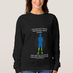 Womens Leg Amputee Handicap Sweatshirt