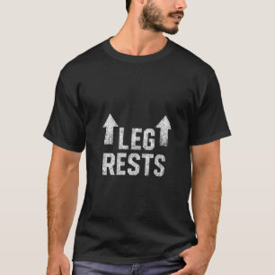 Womens Leg Erholungen Vater Joke Funny Unpassend A T-Shirt