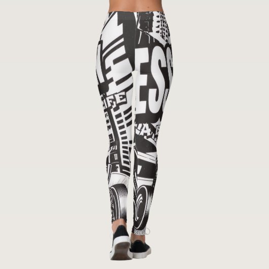 WOMEN'S LEGENDARY GORILLA LESSONS LEARN LEGGINGS  (Rückseite)