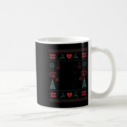 Womens Less Jingle More Hygge Christmas Swedish No Kaffeetasse (Rechts)