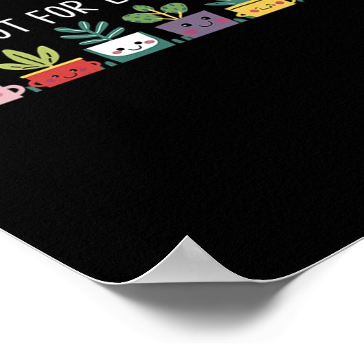 Womens Let's Root For Each Other Vegetables Suprt  Poster (Ecke)