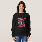 Womens Level Night Shift unlocked for a Night Shif Sweatshirt (Vorne ganz)
