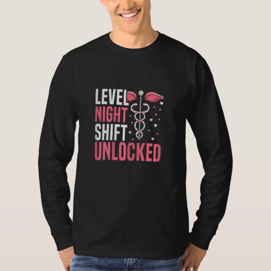 Womens Level Night Shift unlocked for a Night Shif T-Shirt (Vorderseite)