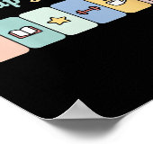 Womens Level Up Your Life Progress Bar Gamer Motiv Poster (Ecke)