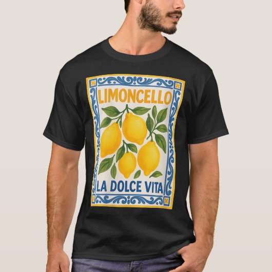 Womens Limoncello La Dolce Vita T-Shirt (Vorderseite)