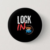 Womens Lock In You Got This Teacher Testing Motiva Button (Vorderseite)