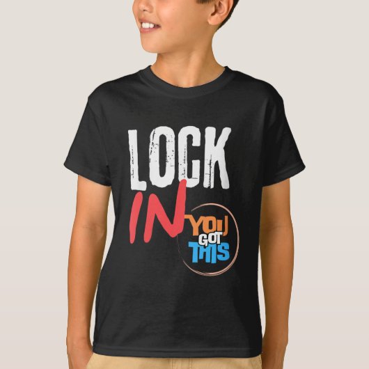 Womens Lock In You Got This Teacher Testing Motiva T-Shirt (Vorderseite)