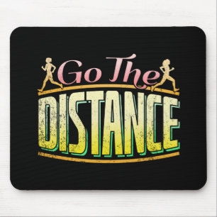 Womens Long Distance Running - Marathon Runner Mousepad