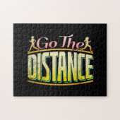 Womens Long Distance Running - Marathon Runner Puzzle (Horizontal)