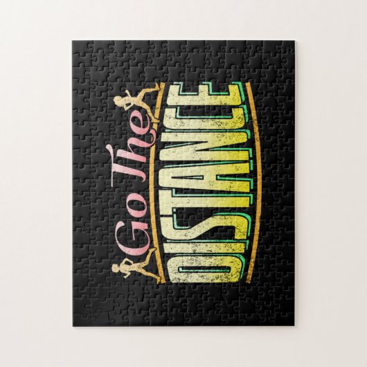 Womens Long Distance Running - Marathon Runner Puzzle (Vertikal)