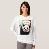 Womens Long Sleeve T - Shirt Hamlet Quote Panda Bä (Vorne ganz)