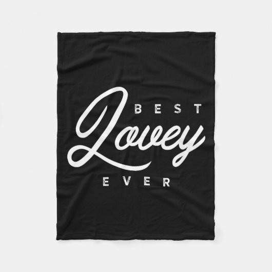 Womens Lovey Design_ Lovey Ever V-neck Fleecedecke (Vorderseite)