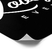 Womens Lovey Design_ Lovey Ever V-neck  Poster (Ecke)