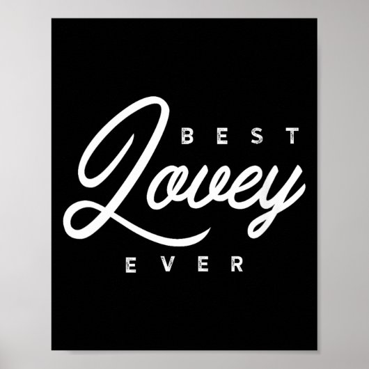 Womens Lovey Design_ Lovey Ever V-neck  Poster (Vorne)