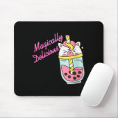 Womens Magically Delicious Unicorn Boba Kawaii Bub Mousepad (Mit Mouse)