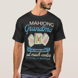 Womens Mahjong Shirt Funny Mahjong Grandma Game Ma