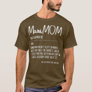 Womens MaiMOM Mama Dictionary Definition Geschenk T-Shirt