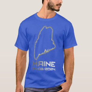 Womens Maine America Astronomie insgesamt Solar Ec T-Shirt