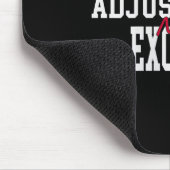 Womens Make Adjustments Not Excuses Motivational Q Mousepad (Ecke)