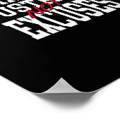 Womens Make Adjustments Not Excuses Motivational Q Poster (Ecke)