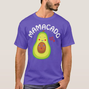 Womens Mama Avocado Mama Funny Avocado MamacadoT-S T-Shirt