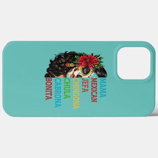Womens Mama Mexican Jefa Chingona Chula Mamacita Case-Mate iPhone Hülle (Rückseite (Horizontal))