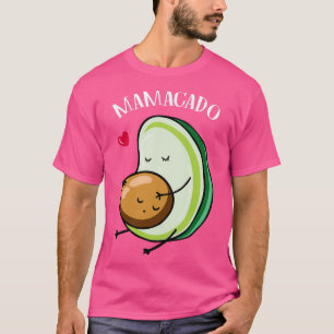 Womens Mamacado Pregnant Avocado Pregnancy Announc T-Shirt