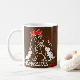 Womens Mamasaurus T Rex Dinosaur Funny Mama Kaffeetasse