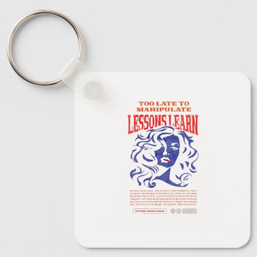 WOMEN'S MANIPULATE LESSONS LEARN KEYCHAIN  SCHLÜSSELANHÄNGER (Vorderseite)
