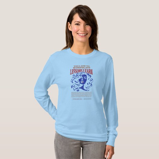 WOMEN'S MANIPULATE LESSONS LEARN LONG SLEEVE T-Shirt (Vorne ganz)