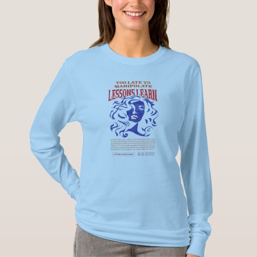 WOMEN'S MANIPULATE LESSONS LEARN LONG SLEEVE  T-Shirt (Vorderseite)