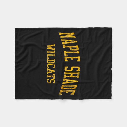 Womens Maple Shade High School Hs Maple Shade Nj V Fleecedecke (Vorderseite (Horizontal))